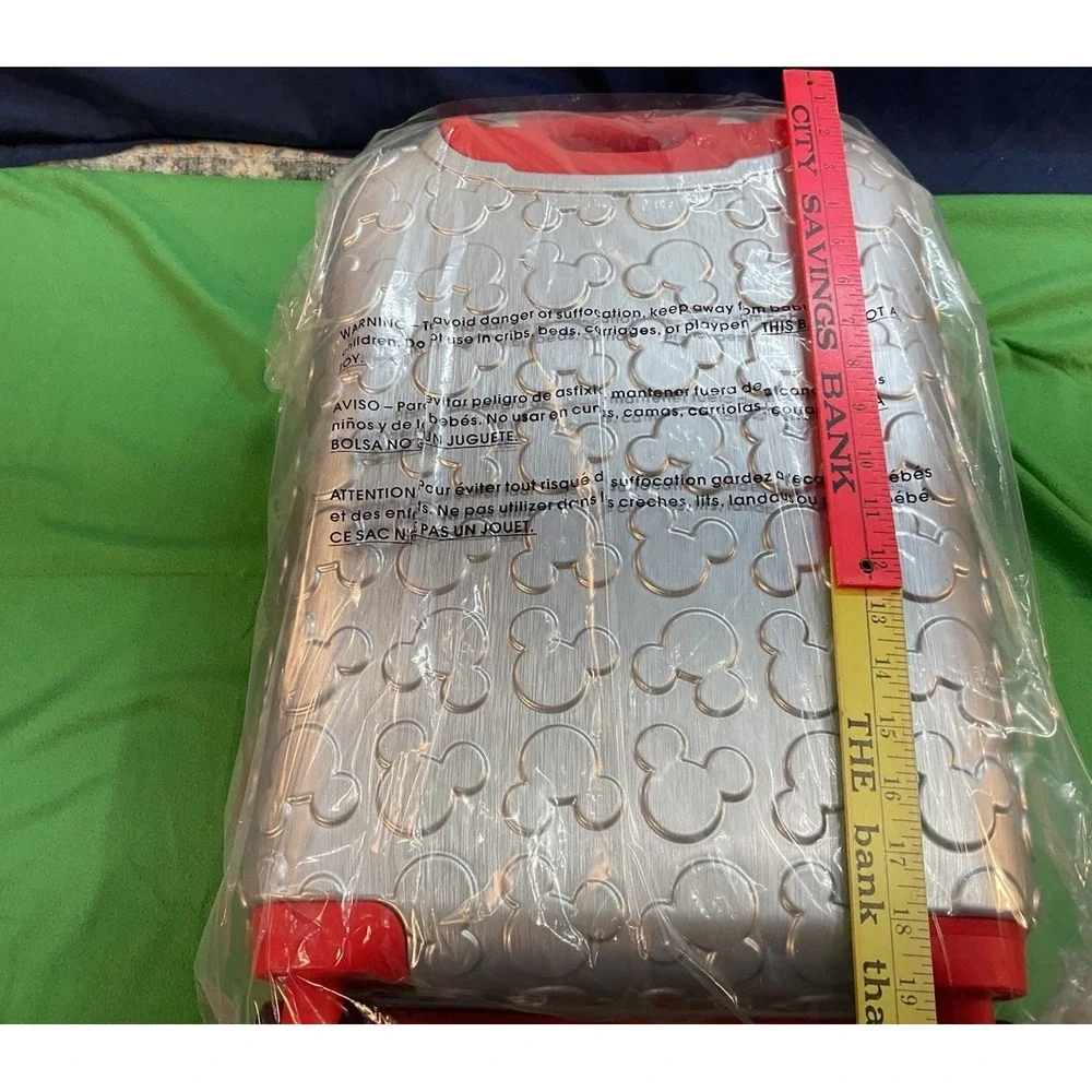 FUL Disney Mickey Mouse Ear Silhouette Suitcase. Retired Sold‎ Out 21